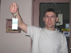 The key in the breakfast box...