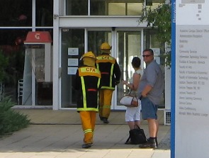 Feueralarm an der Monash Uni