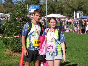 Erfolgreiche Finisher im TeamMONASH Dress