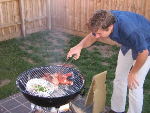 Erstes BBQ im Melzak Way