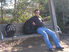 Pause bei Sonntagswanderung