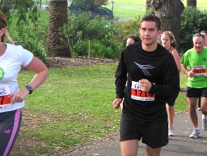 Kurz nach Kilometer 9...