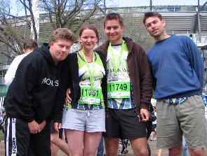 Beim Melbourne Marathon