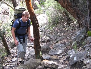 Aufstieg Mt. Difficult