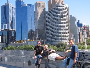 Mit Kai und Tobi in der City