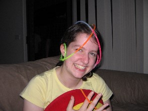 Mel und die Glowsticks...