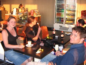 Eis essen im Rialto Tower