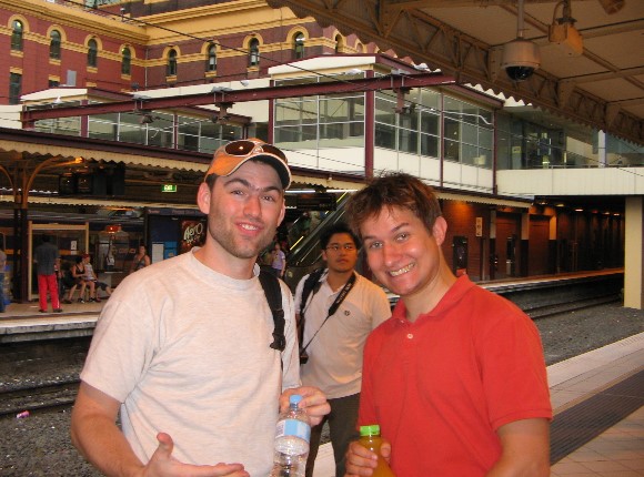 Am Bahnhof Flinders Street